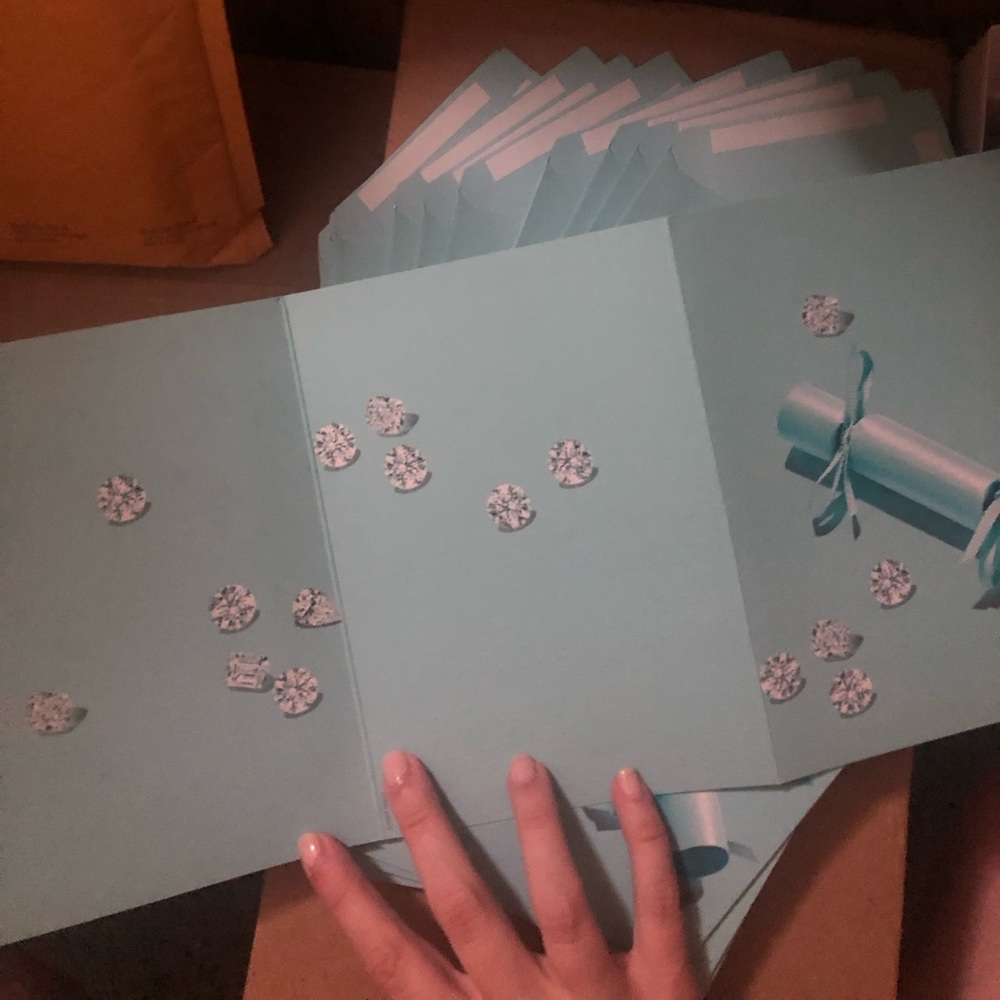 Set of 13 Tiffany & Co Holiday Cards